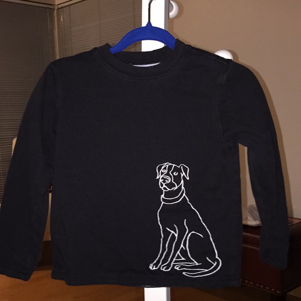 Reversible thick long sleeve T-shirt